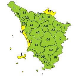 Codice giallo per mareggiate e vento fino alle 20 di stasera, domenica 2 maggio