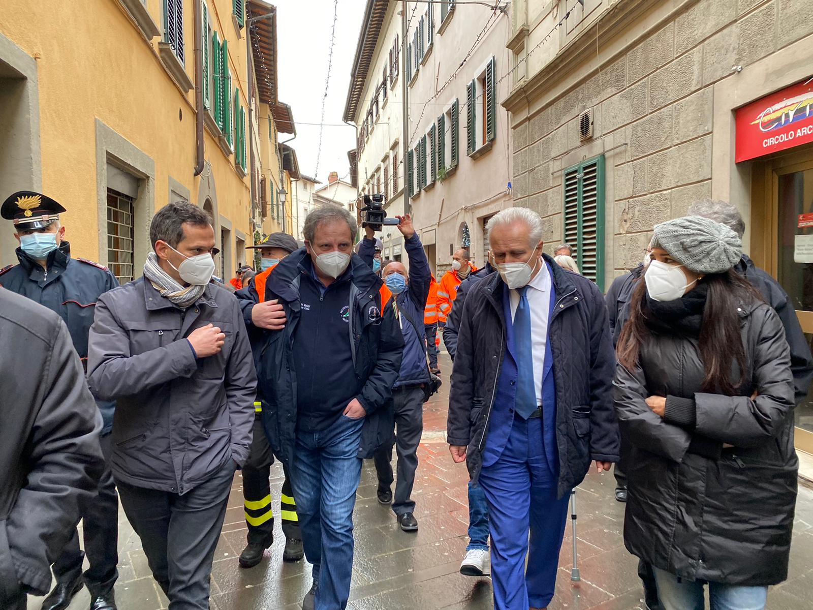 Mugello a un anno dal sisma, oggi sopralluogo a Barberino e Scarperia