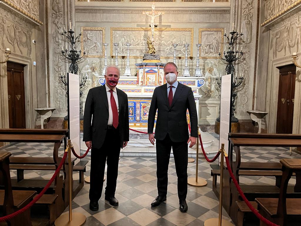 Uffizi, Giani visita la nuova esposizione di icone russe: 'Collezione di valore mondiale'