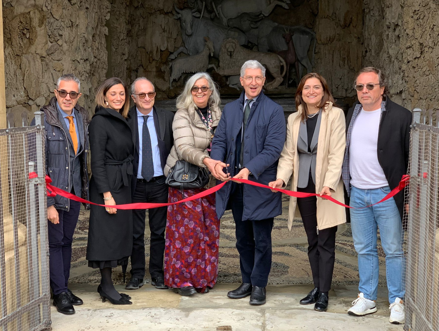 Villa di Castello, torna la Grotta degli animali. Giani: “Frutto del lavoro di squadra”