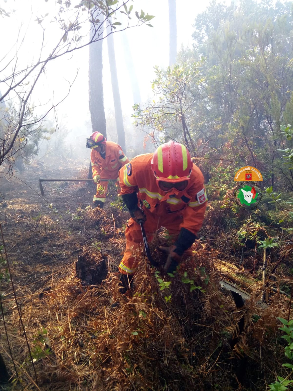 Incendio all’isola d’Elba, operazioni di spegnimento in corso
