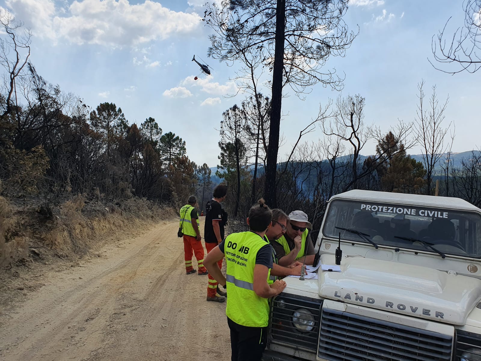 Incendi, 21 squadre AIB attive a Civitella Paganico
