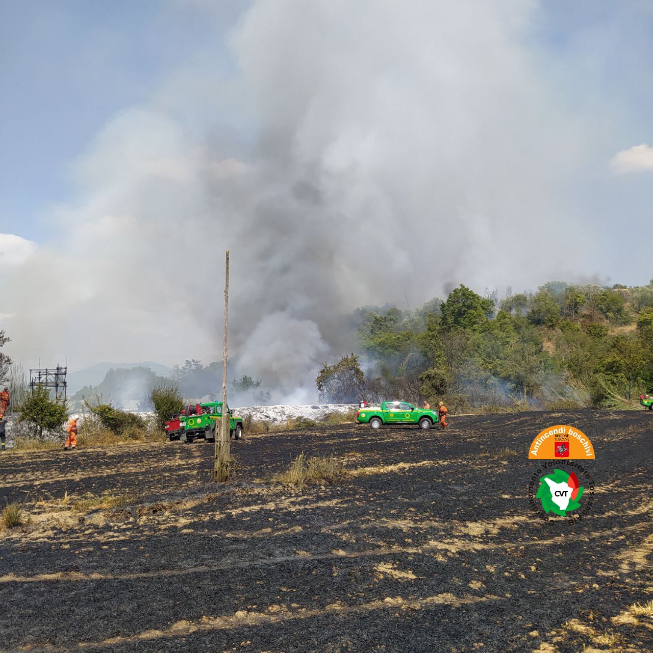 Incendi, in contenimento Cinigiano. Altro rogo a Lastra a Signa