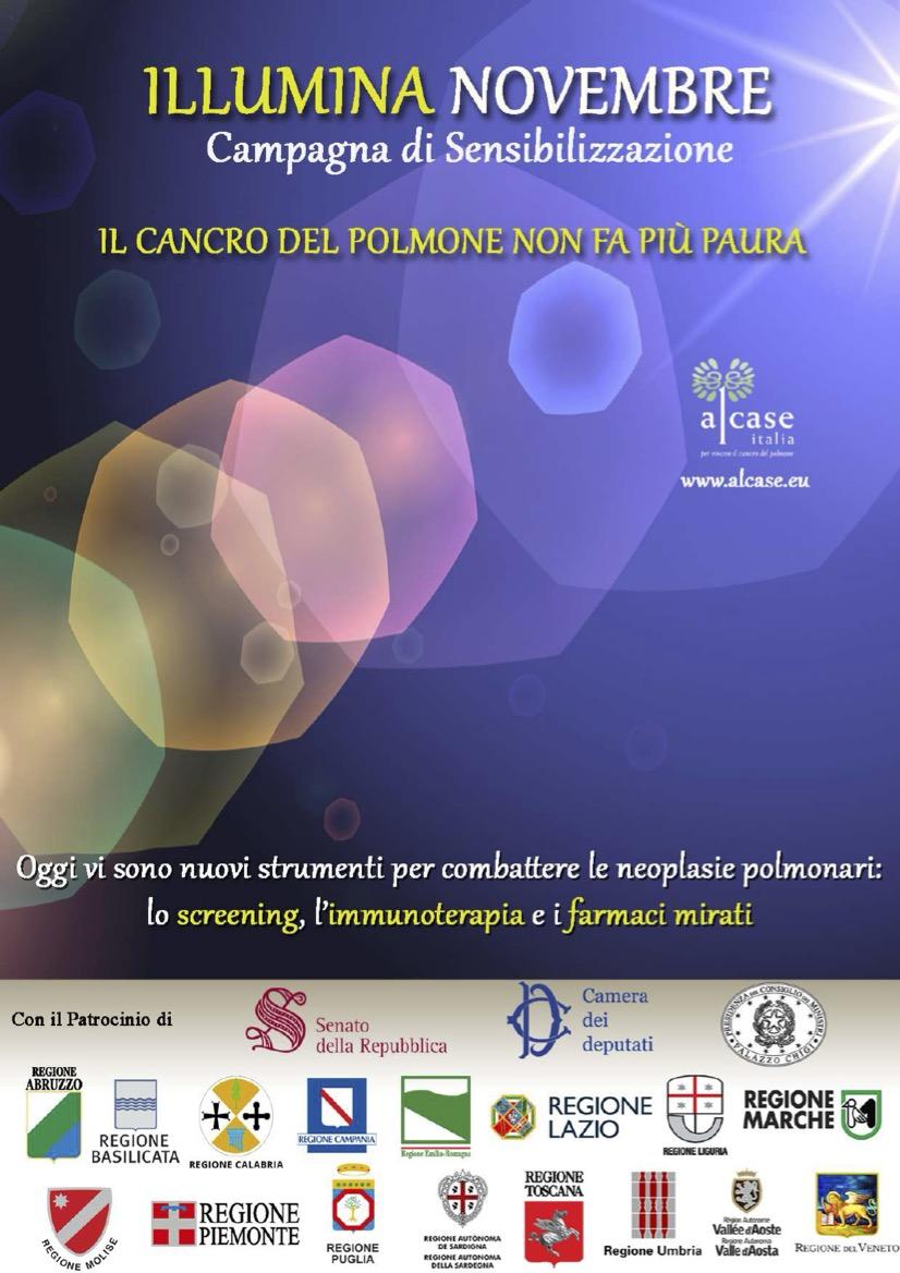 Palazzo Strozzi Sacrati si illumina di bianco contro il cancro al polmone