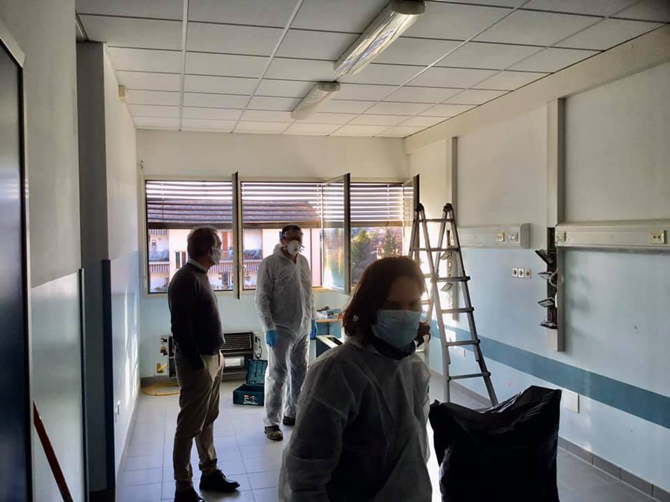 Coronavirus, sopralluoghi di Rossi alle future terapie intensive aggiuntive di Pisa e Lucca