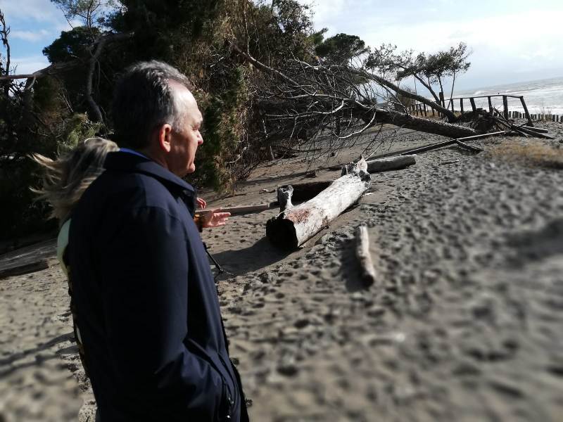Maltempo, la Regione avvia il censimento dei danni sulla costa grossetana