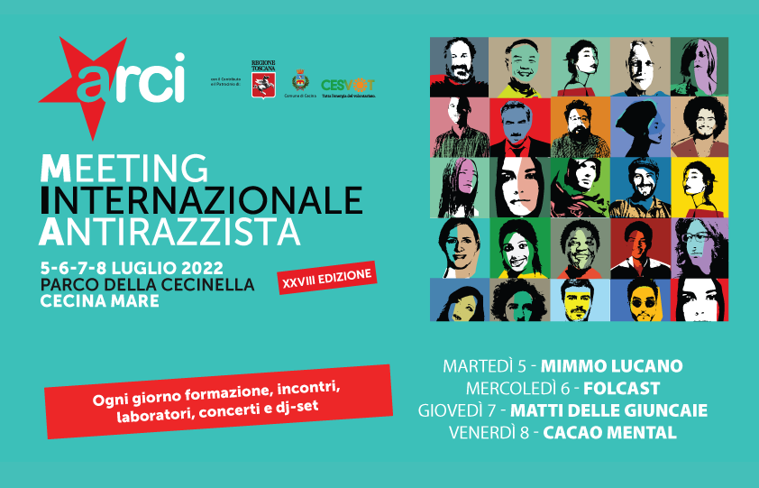 Meeting Antirazzista, lunedì 4 luglio presentazione dell’edizione 2022