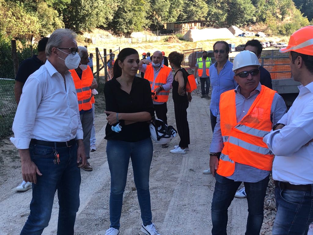 Rischio idraulico, sopralluogo di Monni a Faella e Vaggio (Ar) con sindaco e tecnici