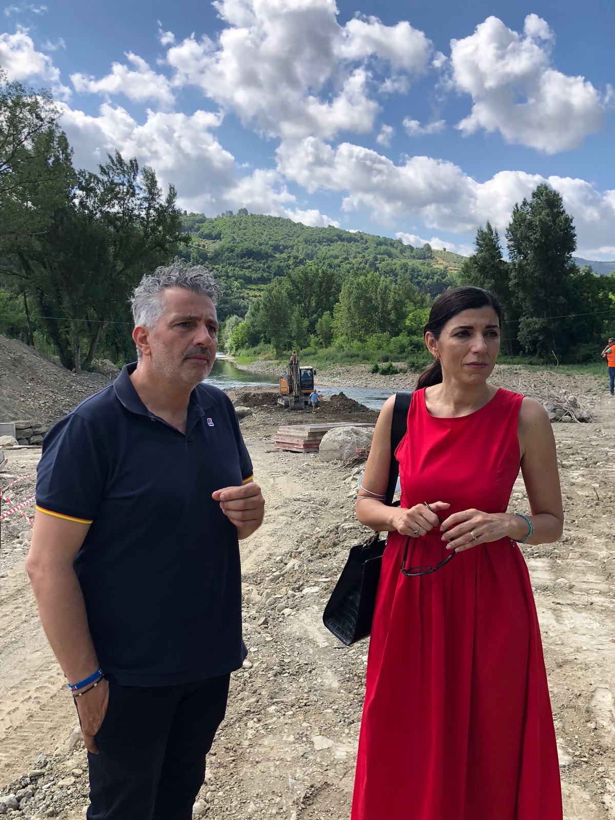 Sopralluogo di Monni alla Pescaia Alessandri a Rufina