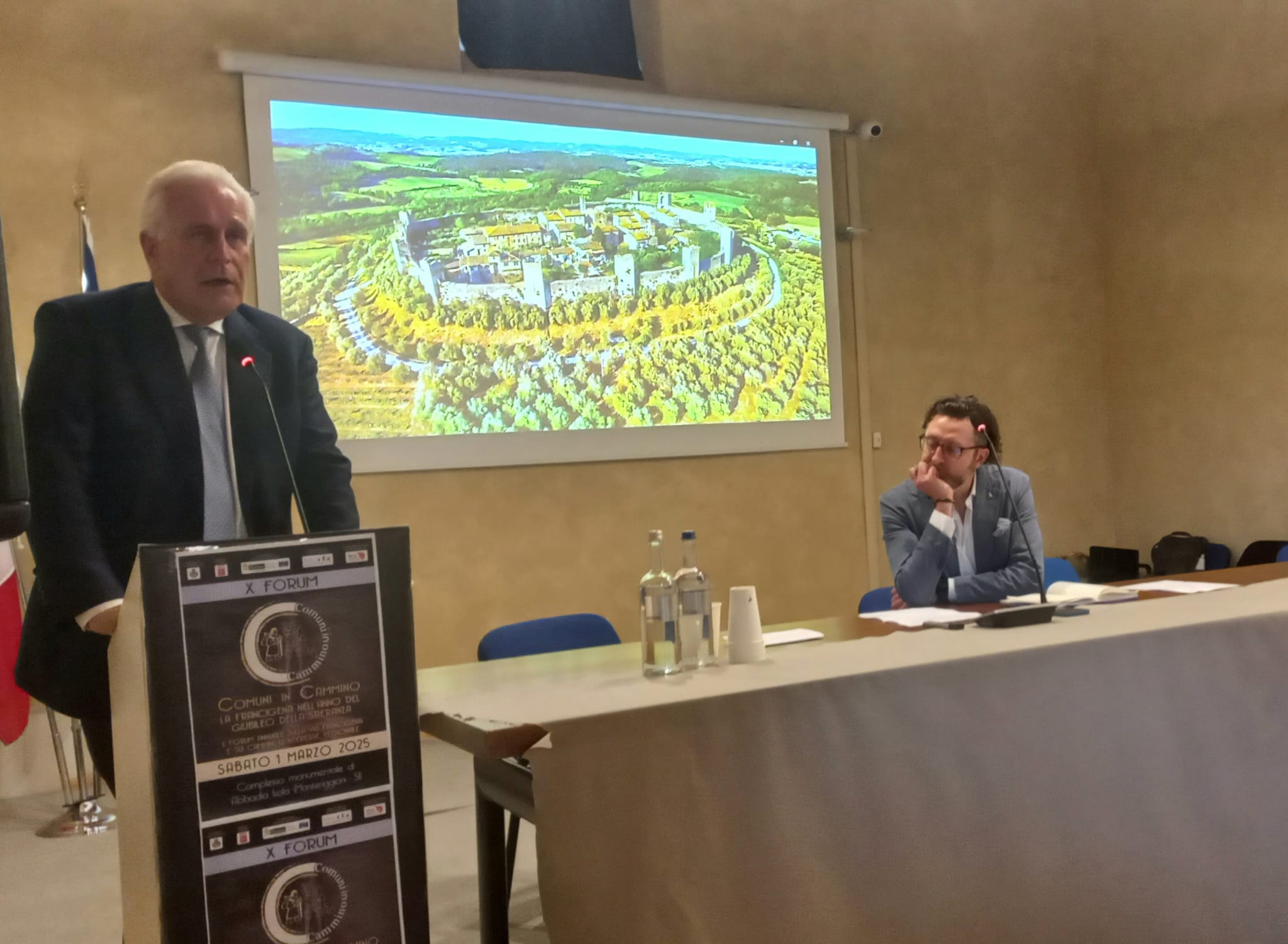 Via Francigena, Giani a Monteriggioni: “Auspichiamo riconoscimento Unesco“