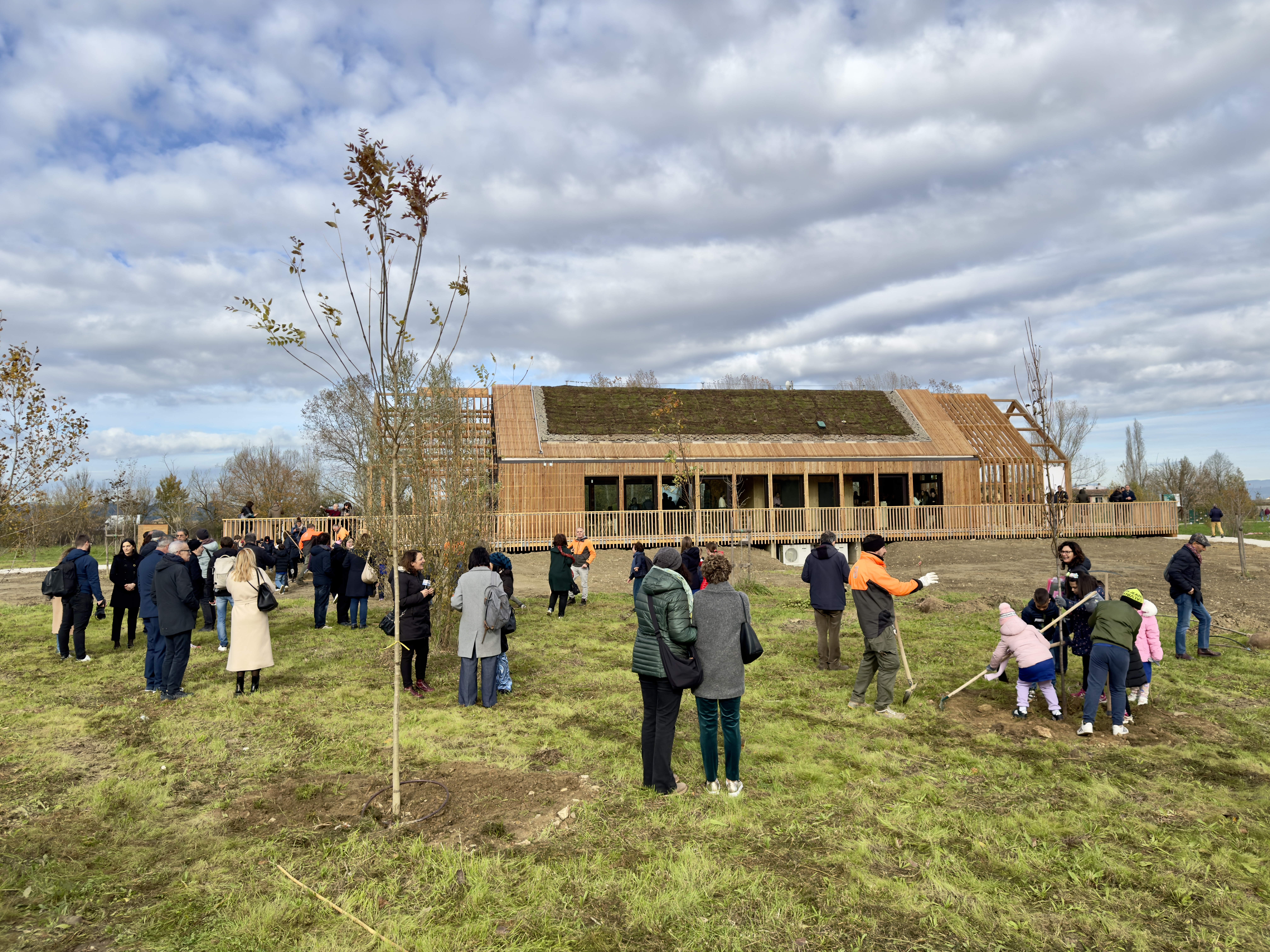 Aula didattica bosco biosostenibile a Montopoli, Giani: “Immagine di Toscana che vogliamo”