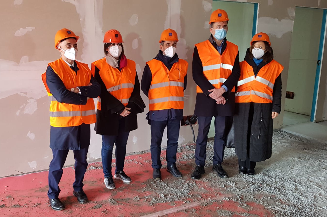 Pisa, Nardini visita il cantiere per la nuova residenza universitaria di San Cataldo