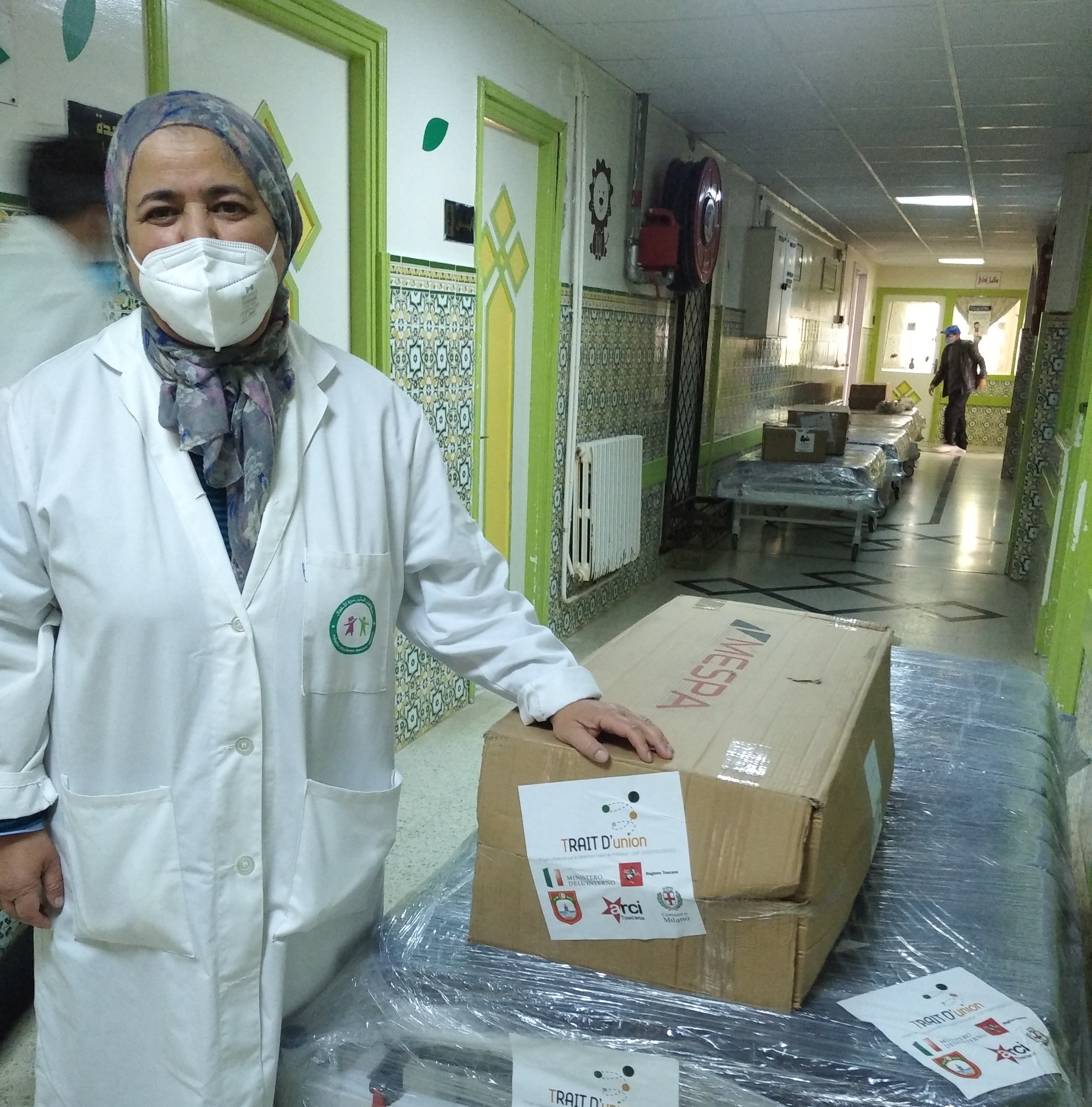 Cooperazione internazionale, materiale sanitario donato all’ospedale pediatrico di Tunisi
