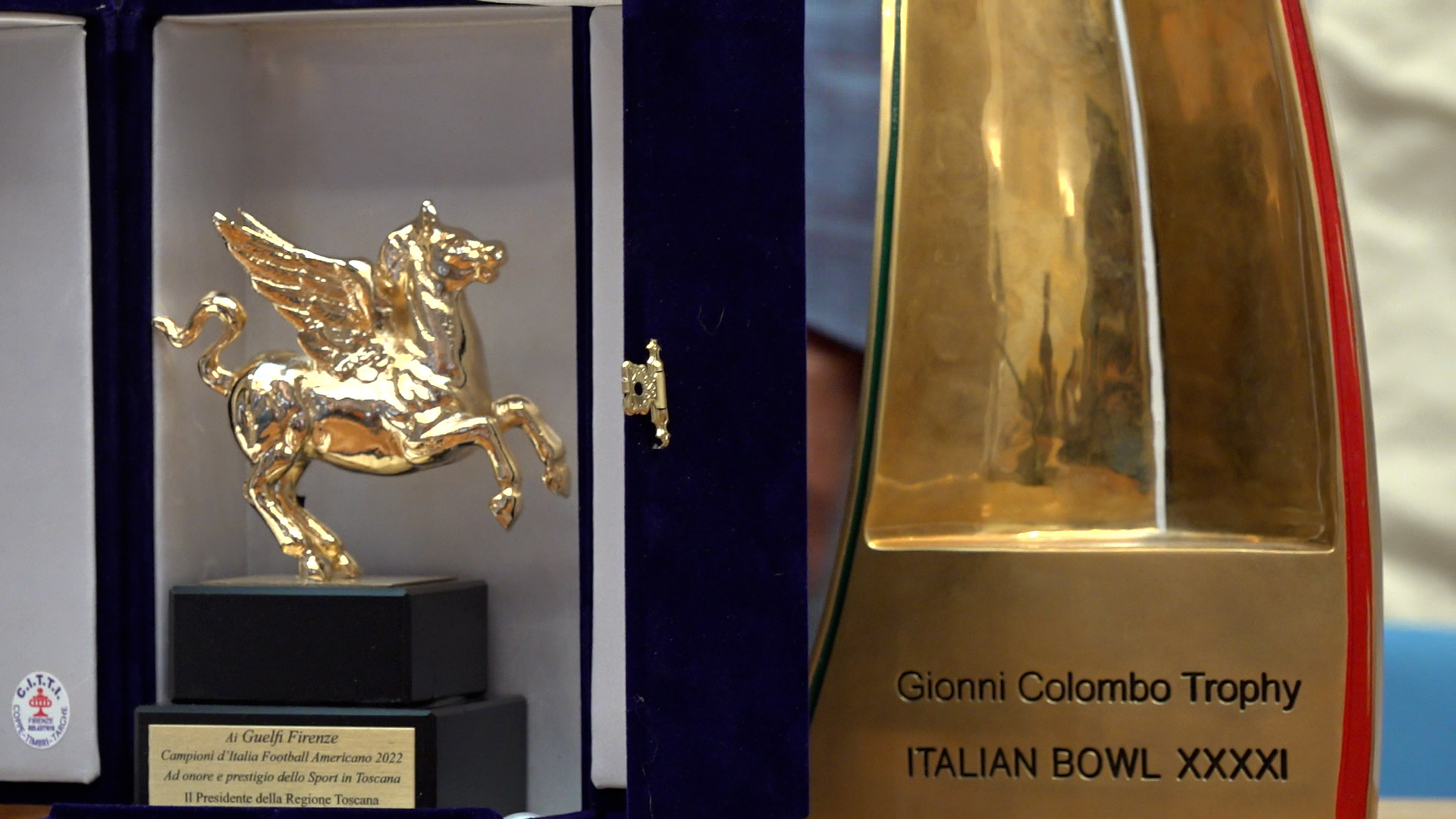 Pegaso per lo sport ai Guelfi Firenze, campioni d’Italia di football americano