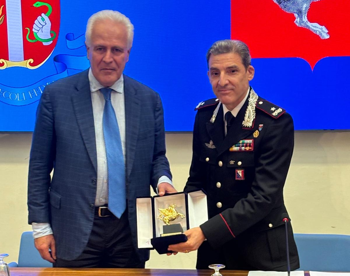 Pegaso d’oro al Comando Legione Carabinieri
