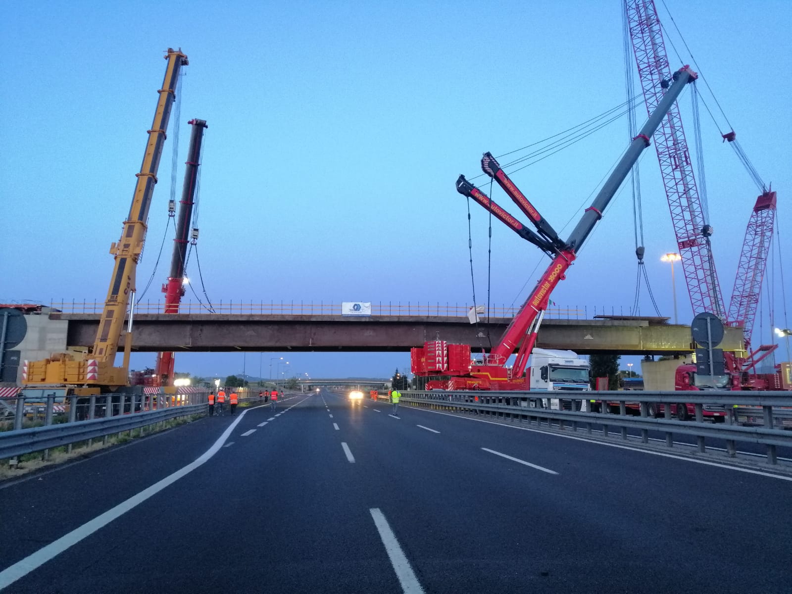 Mezzana Perfetti Ricasoli, sabato 21 Rossi e Ceccarelli all'inaugurazione del ponte sull'A1
