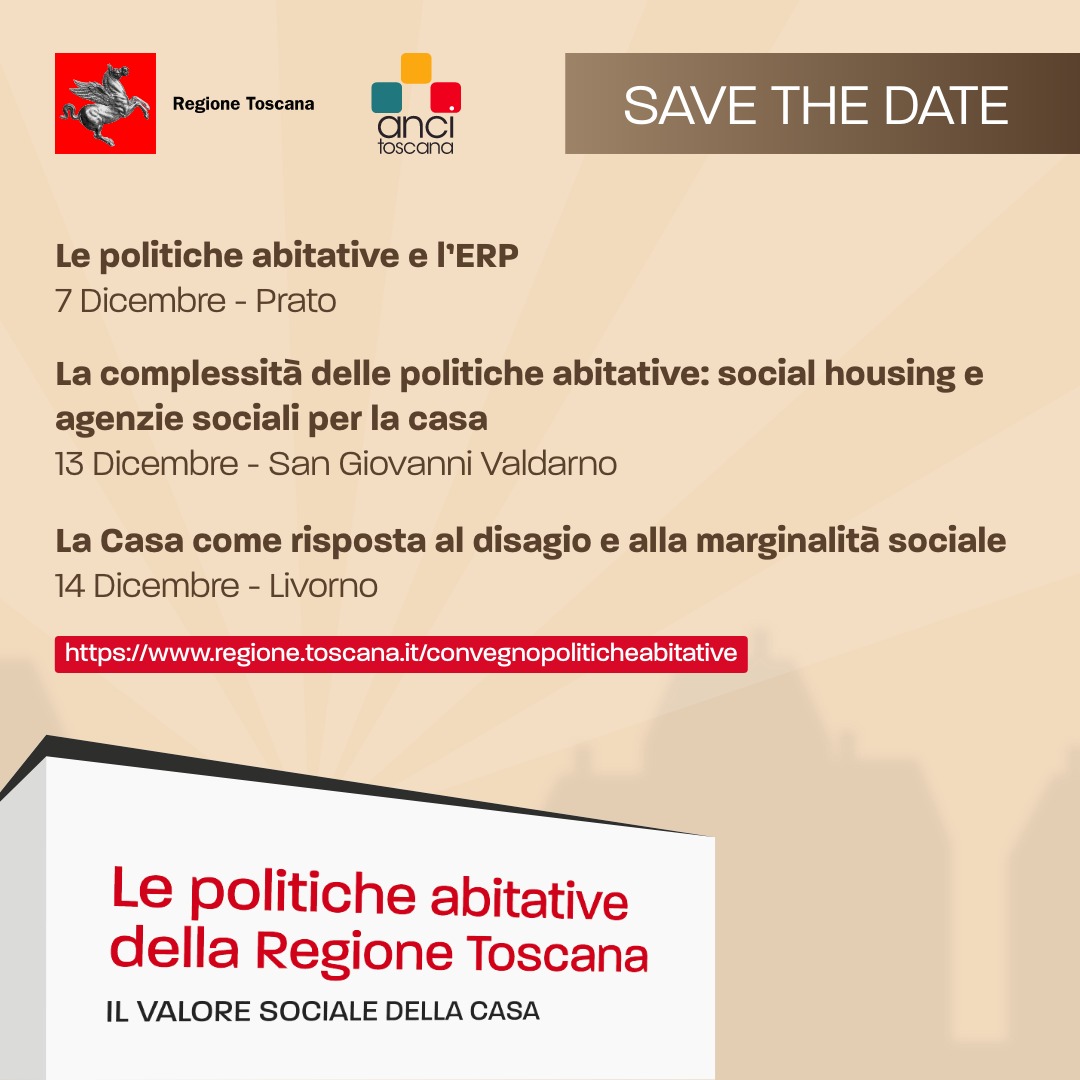 Il valore sociale della casa, tre incontri per un confronto pubblico sui temi dell’abitare