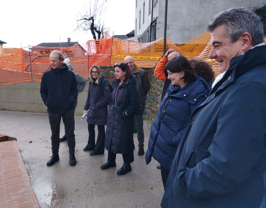 Rigenerazione urbana, sopralluogo di Spinelli e Baccelli in Garfagnana e Valle del Serchio
