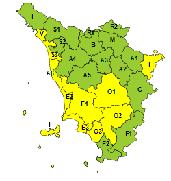 Codice giallo per vento e mareggiate fino alla mattina di sabato 11 marzo