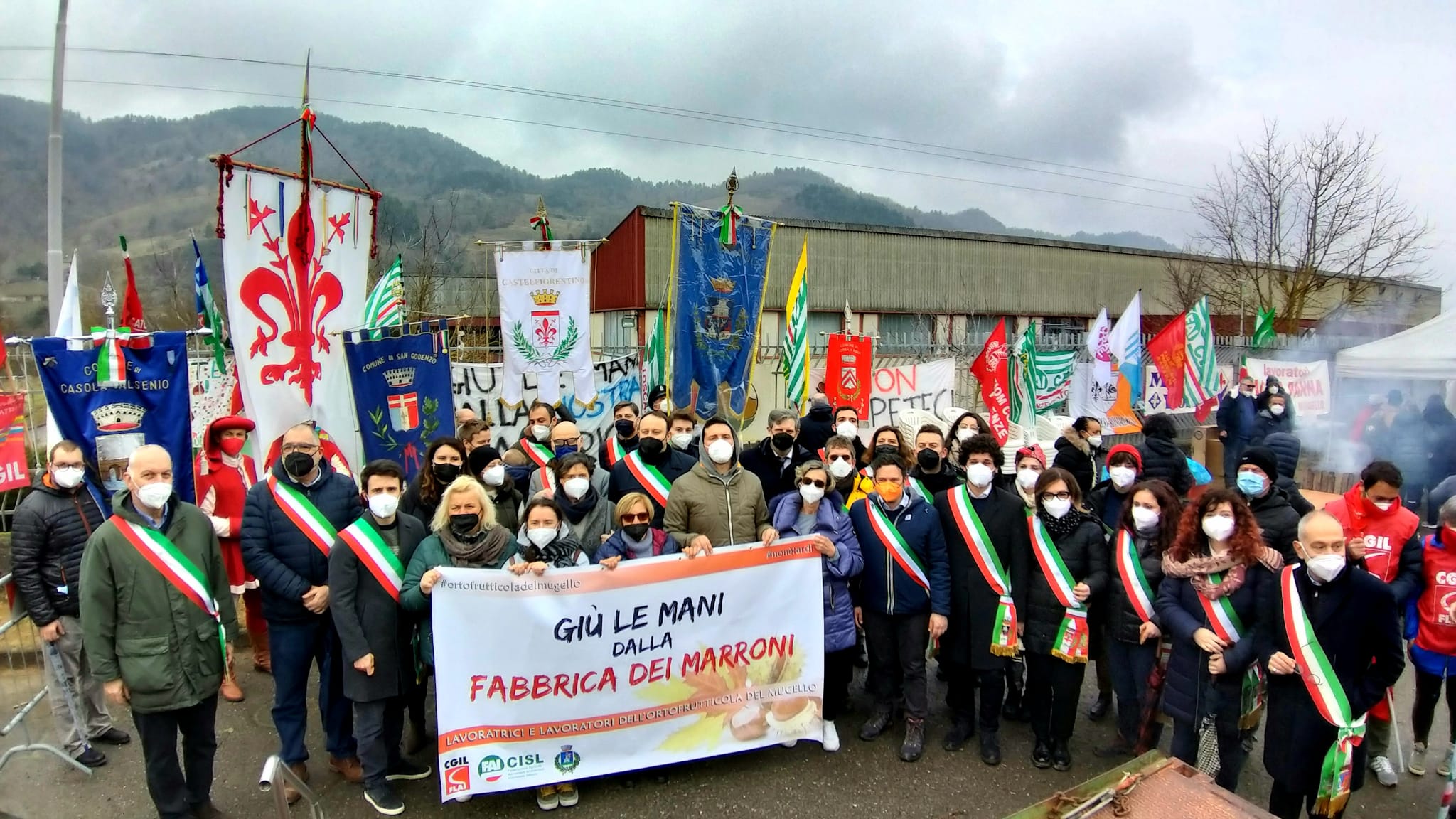 Ortofrutticola del Mugello, Saccardi a Marradi alla manifestazione