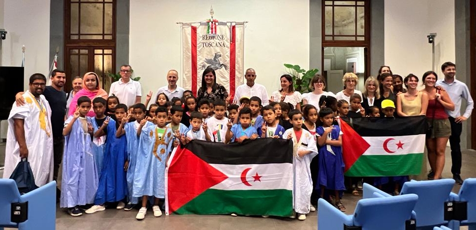 Lunedì 22 luglio Giani accoglie una delegazione di bambine e bambini Saharawi