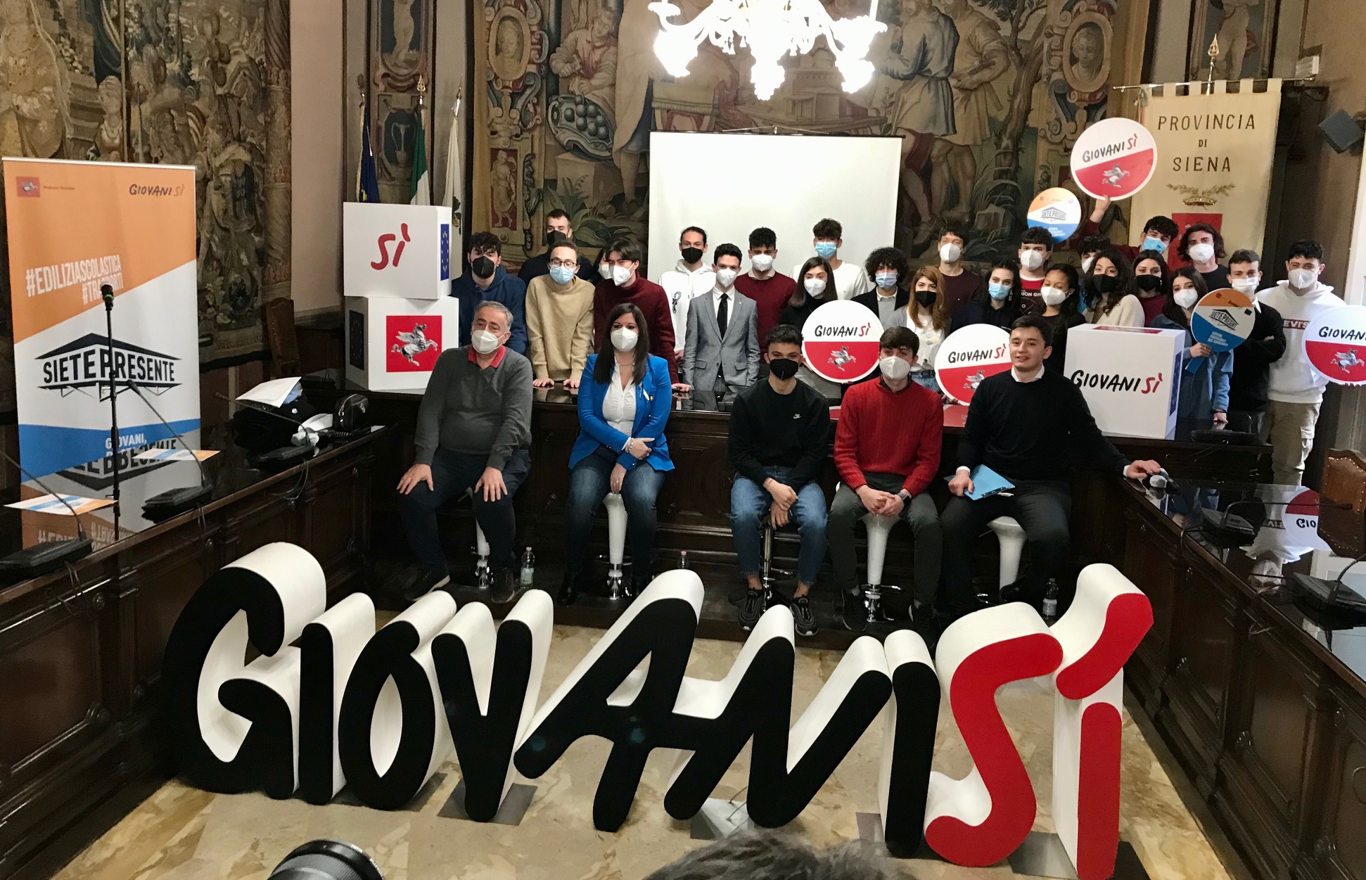 Giovanisì, “Siete Presente” a Siena. Primo bilancio del tour: oltre 350 ragazzi coinvolti