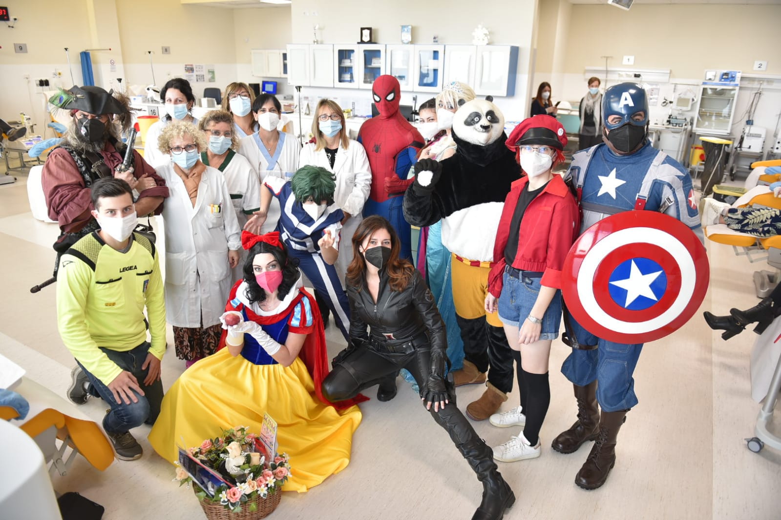 Donazione sangue, all'ospedale Cisanello arrivano i supereroi