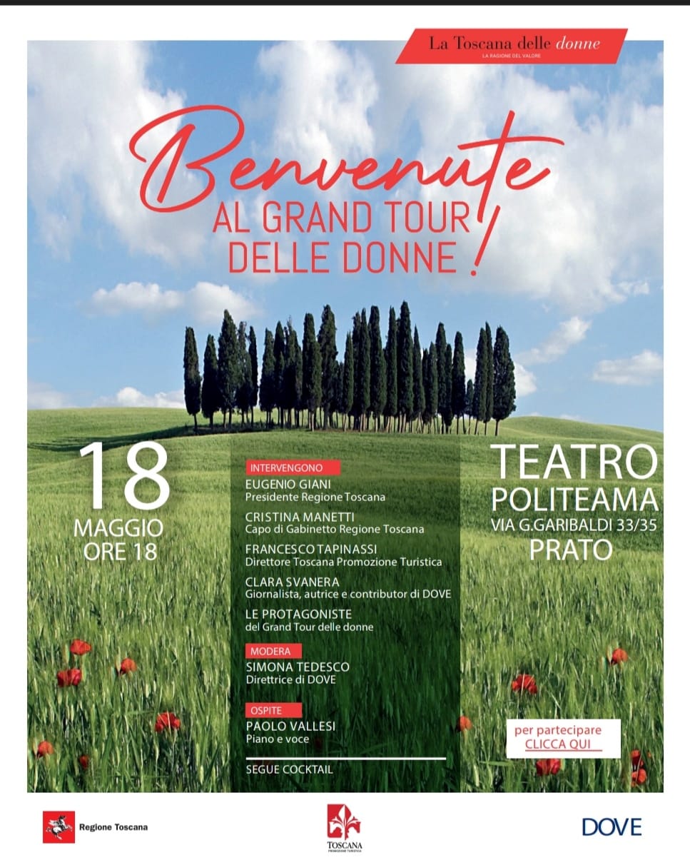 Giovedì 18 parte da Prato il “Gran Tour delle Donne”
