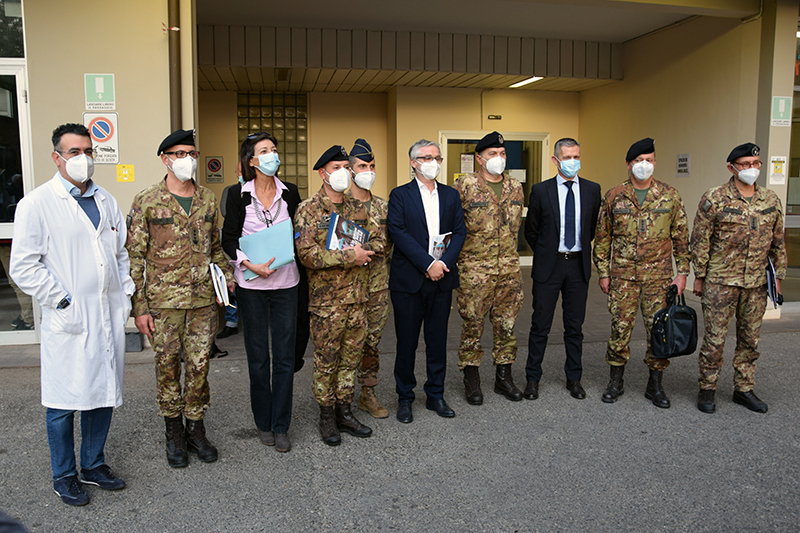 Struttura del Commissario per emergenza in visita alle Scotte