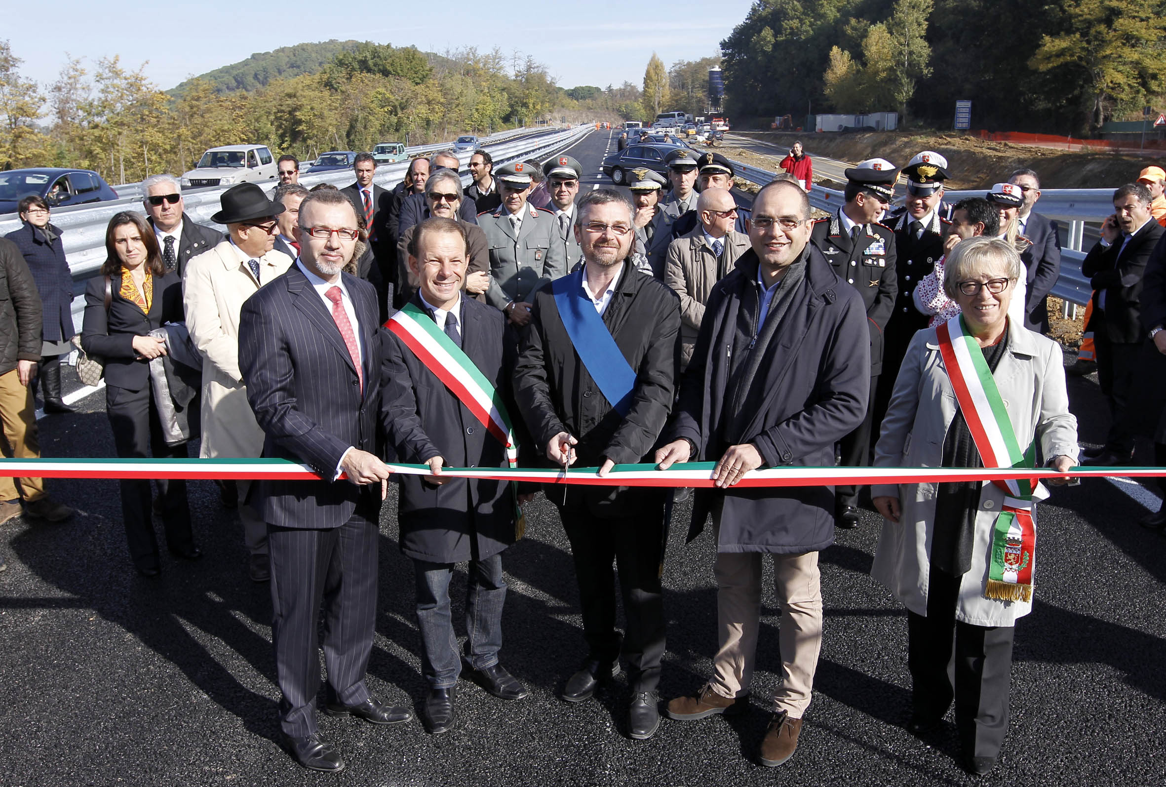 Ceccobao a inaugurazione svincolo di Colle Val d'Elsa, 'nuovo passo verso un'Autopalio più sicura e fruibile'