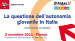 L'autonomia giovanile in italia, un seminario di Giovanisì