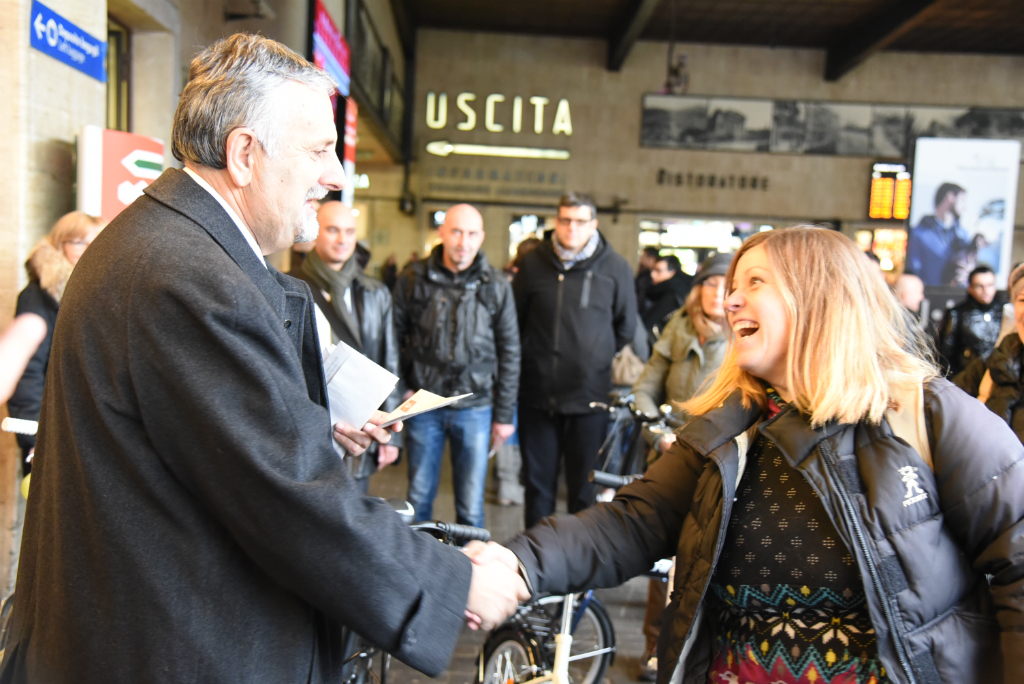 Pendolari, assegnati primi bonus-bici. Ceccarelli ai benificiari: