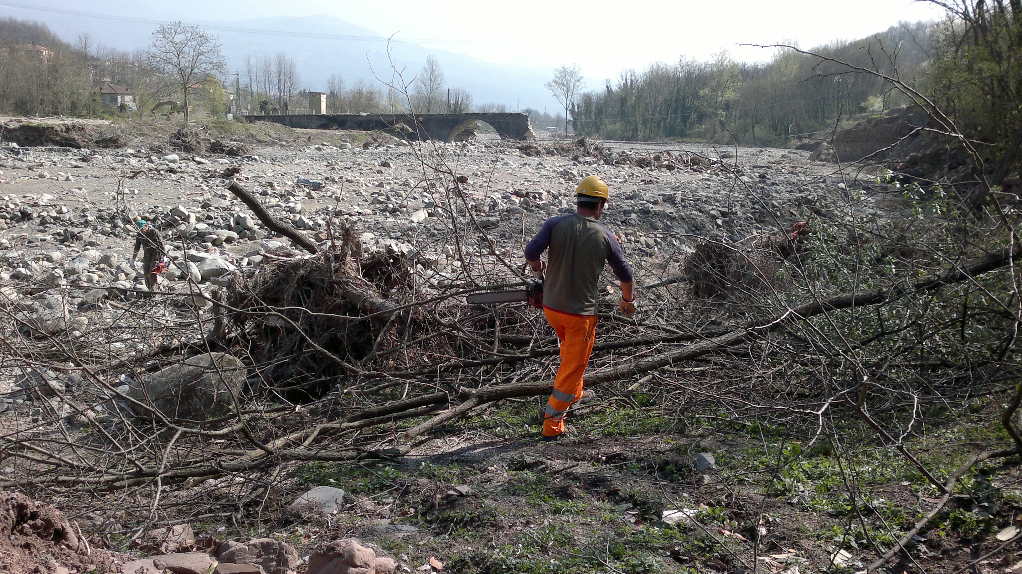 Lunigiana, iniziati oggi i lavori per il guado di Mulazzo