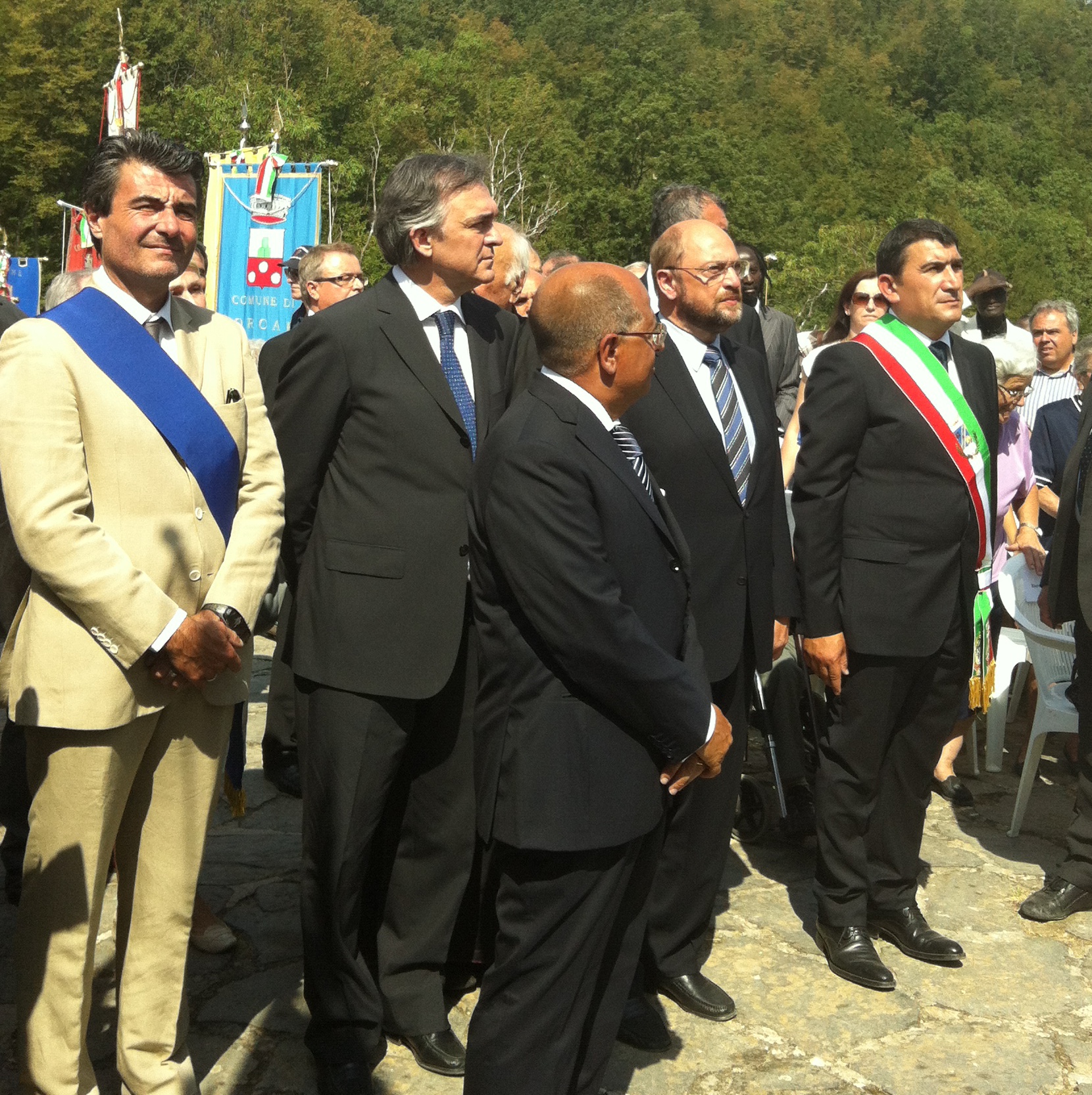 Rossi a Sant'Anna di Stazzema: 'Qui i valori che fondano un'Europa sociale e inclusiva'