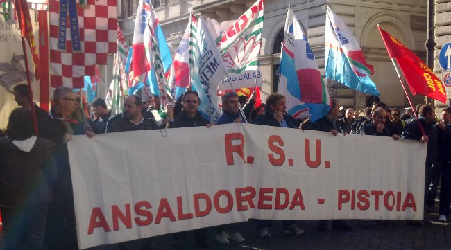 Ansaldobreda, Rossi: 'Il tempo è scaduto. La Toscana unita svegli il governo'