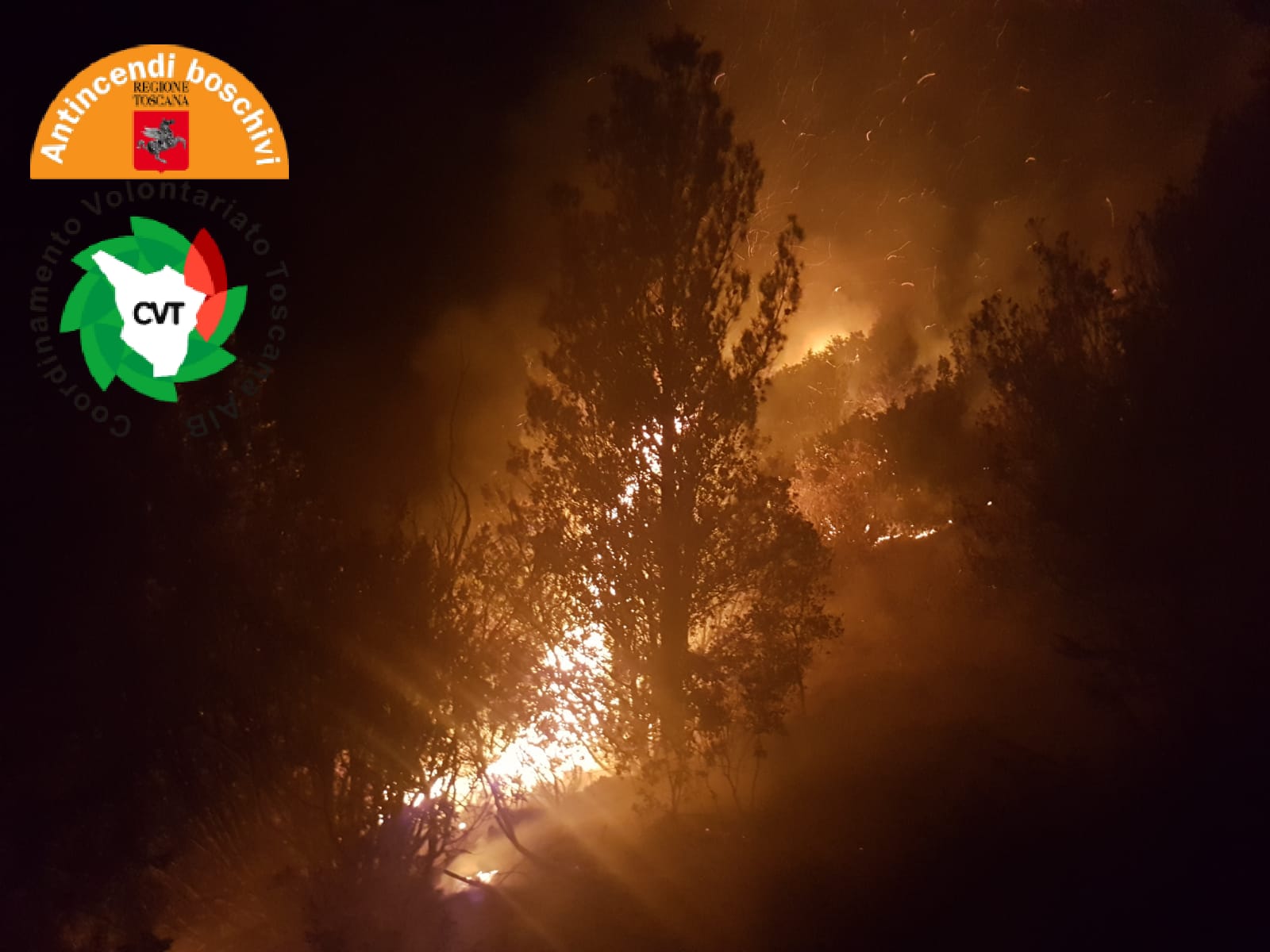 Monte Argentario, spento l'incendio di Torre Argentiera
