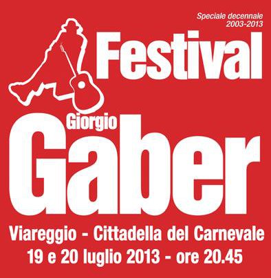 Il festival Gaber si fa grande per il decimo anniversario dalla scomparsa dell'artista