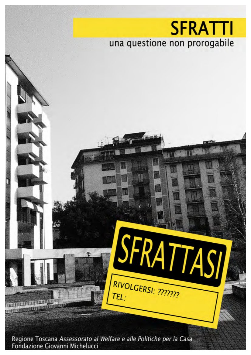 'Sfratti in Toscana', una questione non prorogabile. La ricerca in pdf