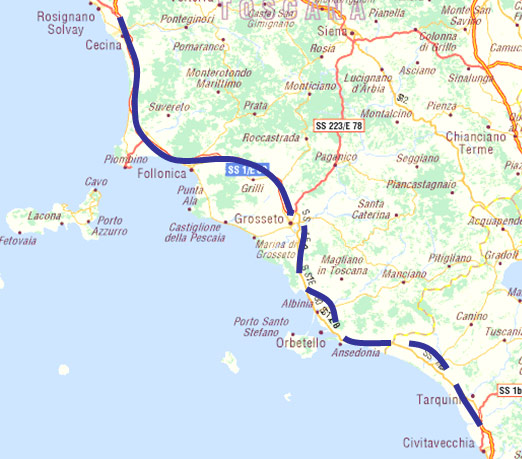 Autostrada Tirrenica: la Regione sceglie il tracciato blu