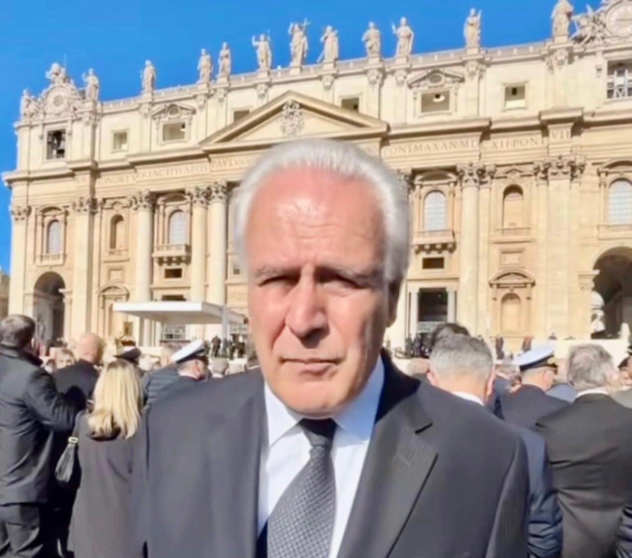 Giani ai funerali di Papa Francesco: “Ha segnato la storia dell’umanità”
