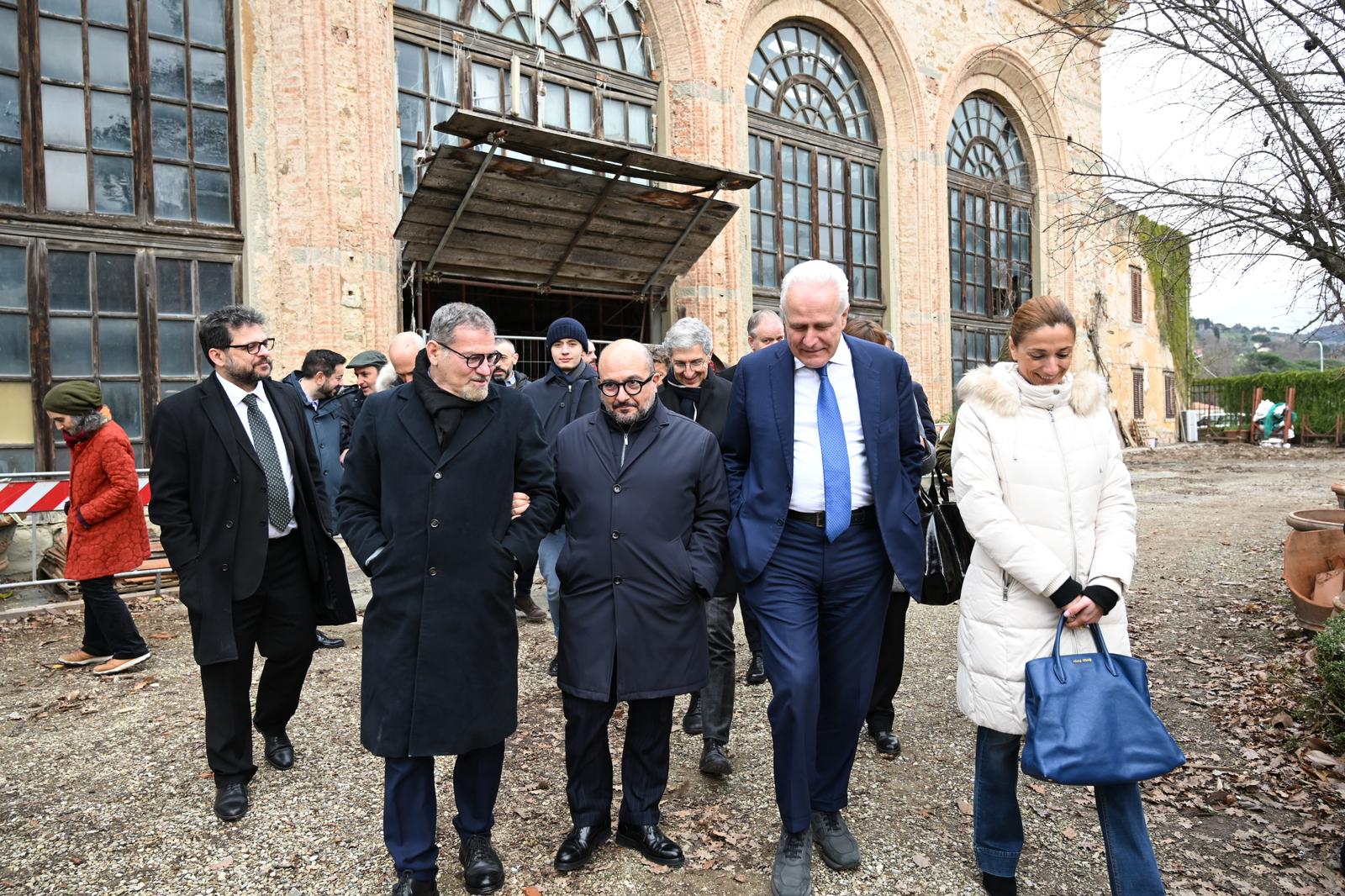 Col ministro alle Ville di Careggi e Montelupo, Giani: