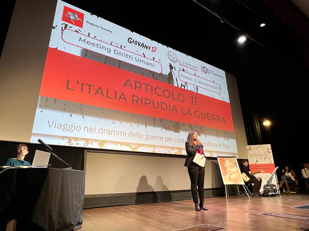Nardini: “Non possiamo parlare di diritti umani senza parlare di pace, libertà, democrazia”