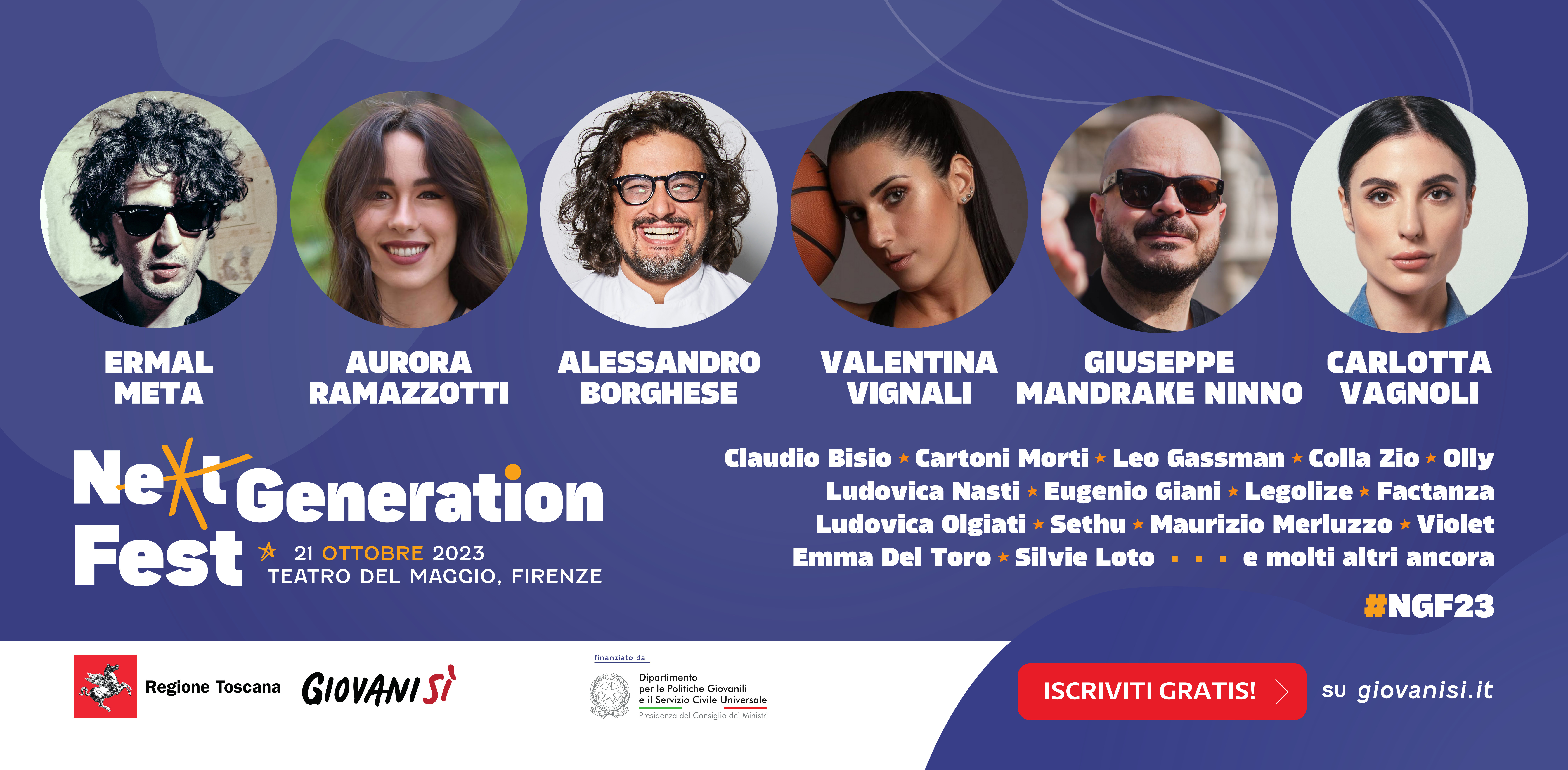 Immagine Next Generation Fest, arriva il patrocinio dell’Europarlamento. Ospiti Bisio e Vignali