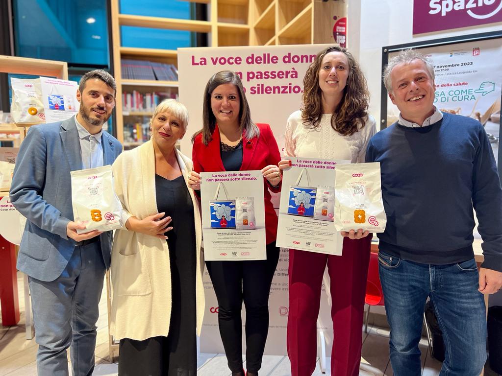 “Il silenzio parla”, Unicoop contro la violenza sulle donne. Nardini: “Impegno importante”