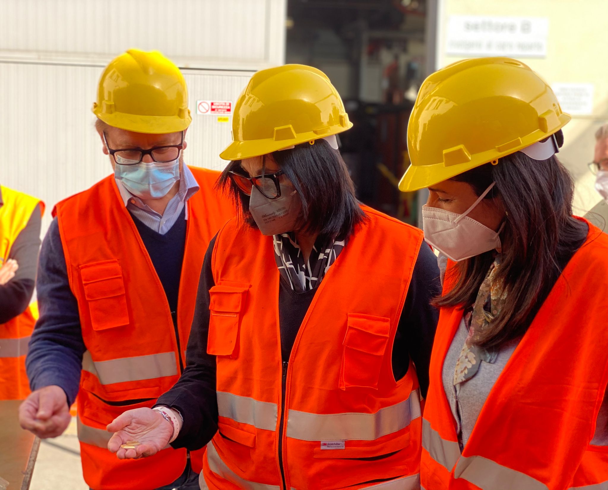 Arezzo, l'assessora Monni in visita alla Chimet Spa