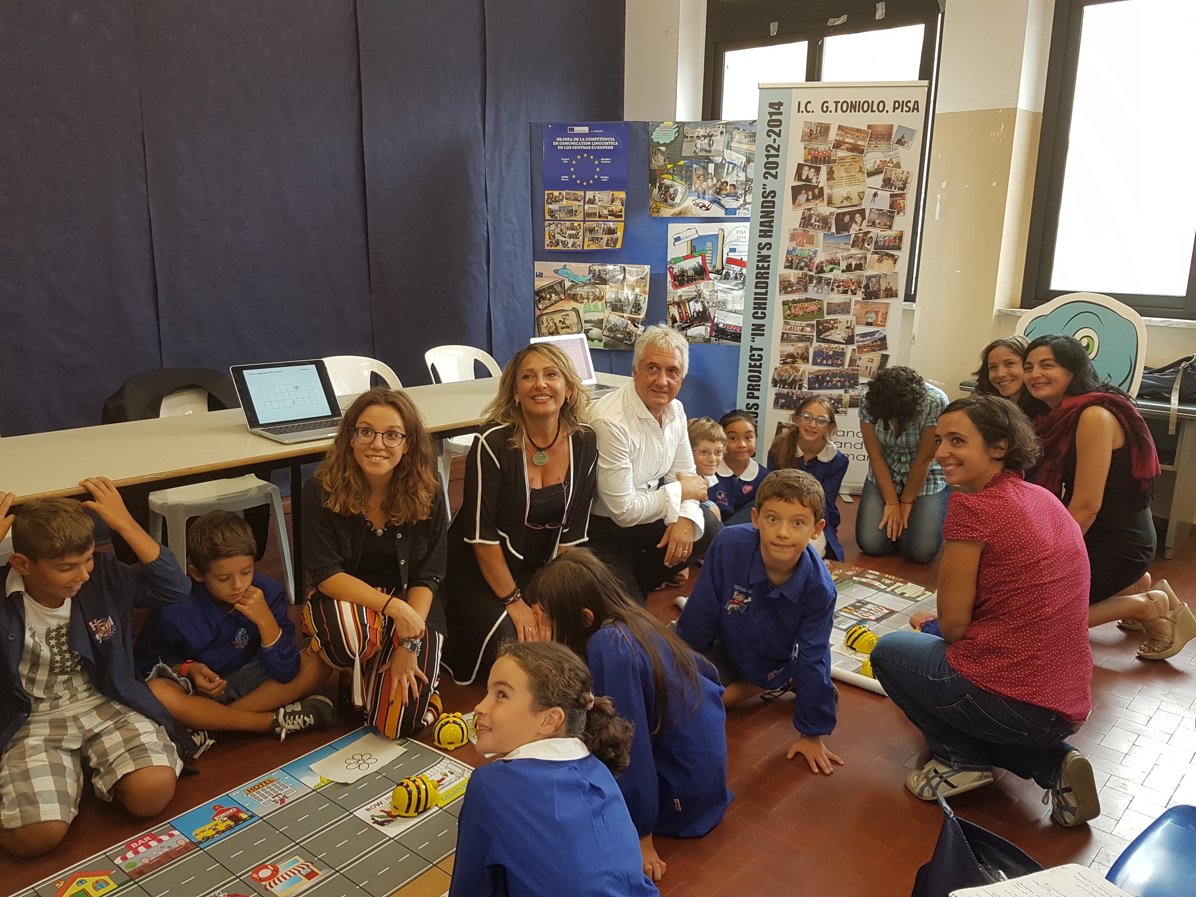 Primo giorno di scuola a Pisa anche per i piccoli robot