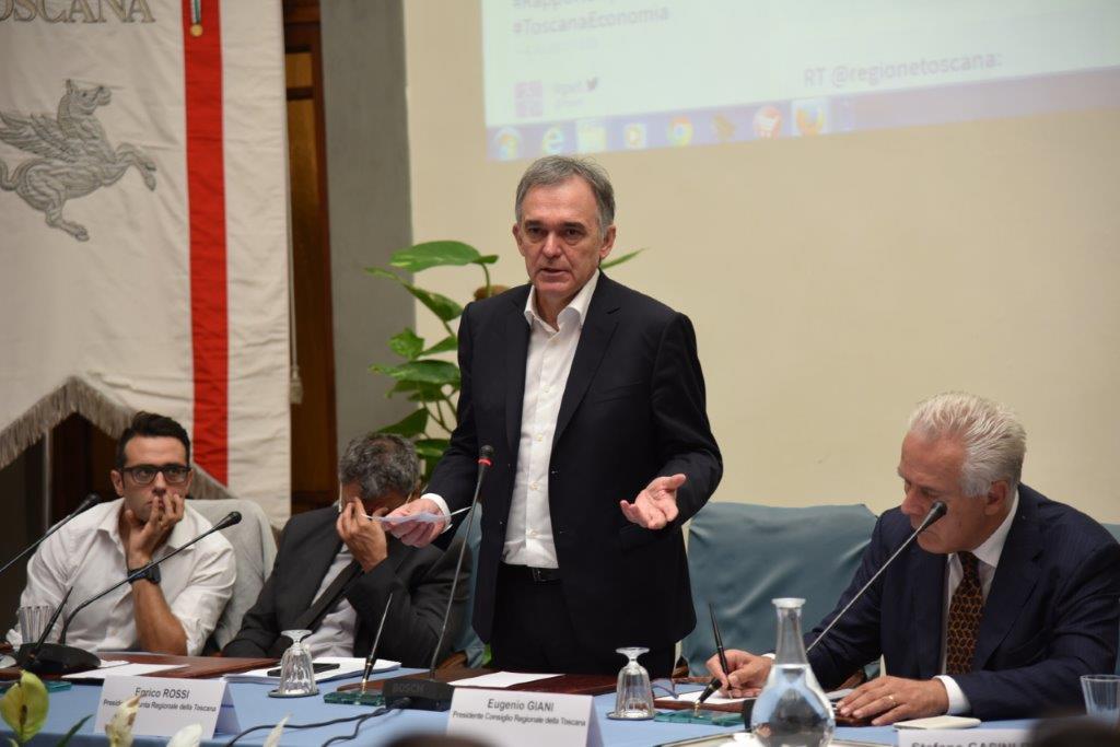 Rapporto economia toscana, Rossi traccia l'agenda: