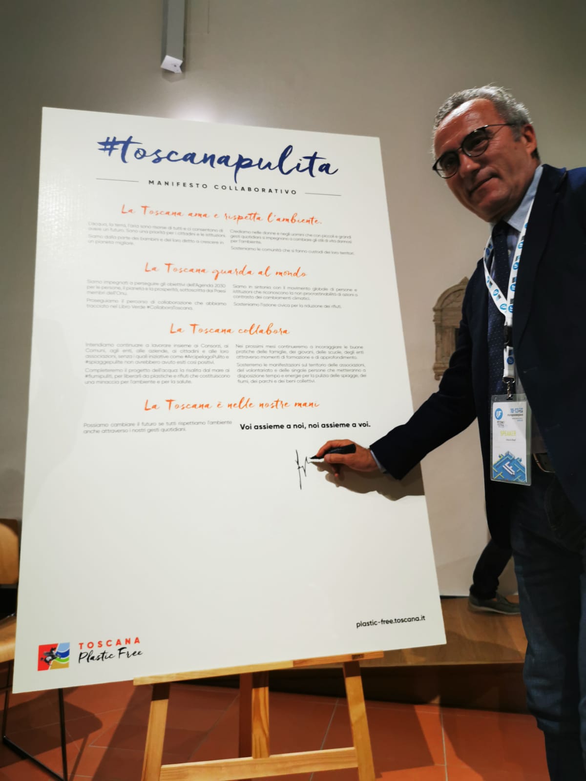 #ToscanaPulita, firmato il manifesto. Bugli:
