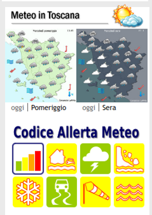 Maltempo, codice giallo per rischio idrogeologico, neve e vento fino a tutta la giornata di domani