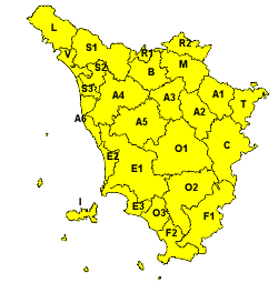 Neve e vento, codice giallo su tutta la Toscana fino alla serata di lunedì